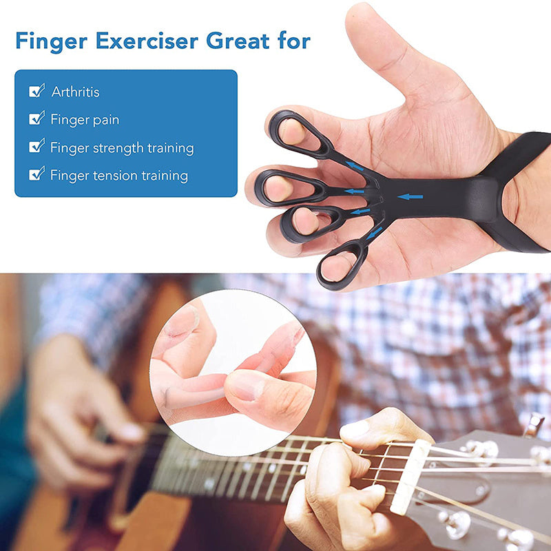 Silicone Grip Device Finger Exercise Stretcher Arthritis Hand Grip Trainer Strengthen Rehabilitation Training To Relieve Pain - HomyboxBay