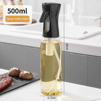 1Pc 200/300/500 ML Oil Spray Pot Kitchen Household Edible Olive Oil Spray Bottle Atomized Misty Oil Tank Air Fryer Spray Bottle