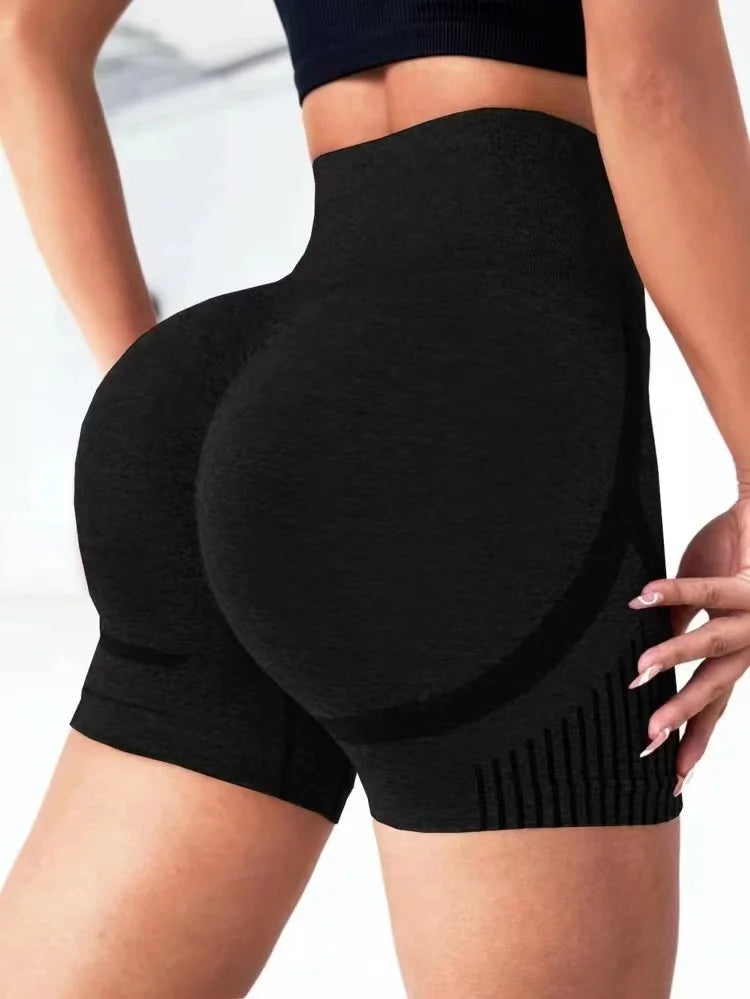 Women Yoga Shorts High Waist Workout Shorts Fitness Yoga Lift Butt Fitness Ladies Yoga Gym Running Short Pants Sportswear - HomyboxBay