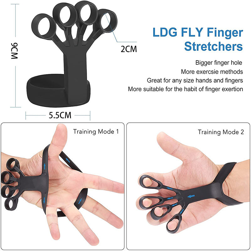 Silicone Grip Device Finger Exercise Stretcher Arthritis Hand Grip Trainer Strengthen Rehabilitation Training To Relieve Pain - HomyboxBay