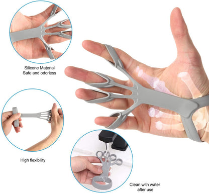 Silicone Grip Device Finger Exercise Stretcher Arthritis Hand Grip Trainer Strengthen Rehabilitation Training To Relieve Pain - HomyboxBay